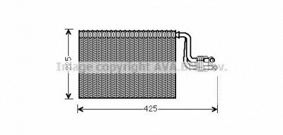 AVA QUALITY COOLING bwv364 -  Испаритель, кондиционер